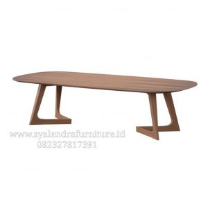Coffe Table Modern Jati Solid Natural